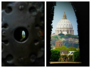 mirilla cerradura roma cupula san pedro