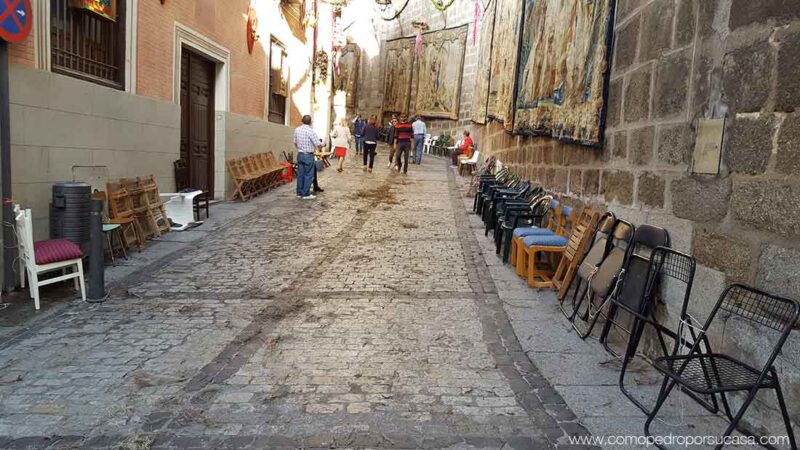sillas para ver corpus christi toledo