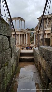 teatro romano de merida desde la grada