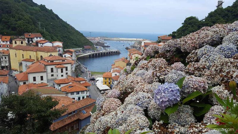 vistas de cudillero panoramica