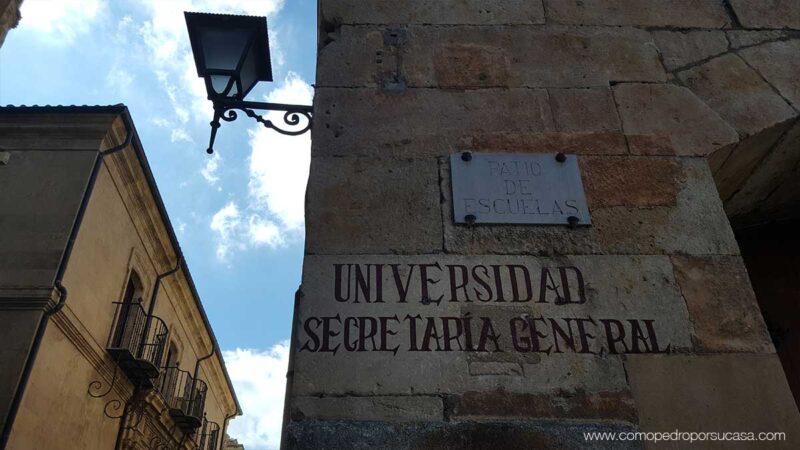 universidad de salamanca cartel secretaria general