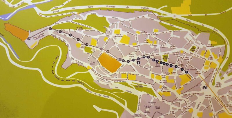 recorrido acueducto de segovia soterrado