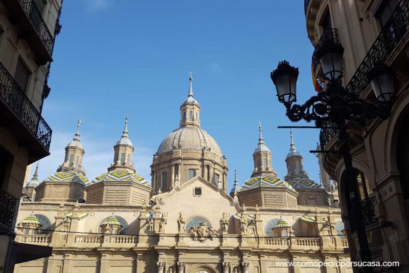 Basilica del Pilar vista desde Calle Alfonso I